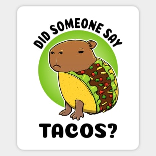 Did someone say tacos Capybara Taco Sticker